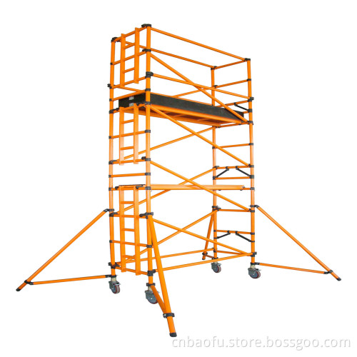 220kv Yellow Fiberglass Single-Width Modular Scaffolding